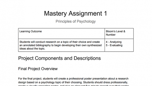 PSY 1203: Principles of Psychology